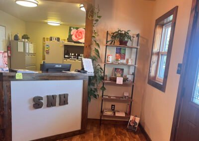 Reception Area at Shelson Natural Health Caro Office of Dr. Matt Shelson